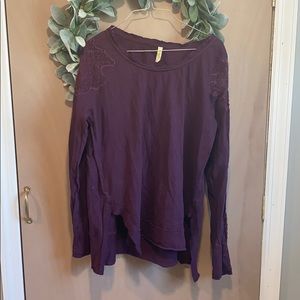 Free People Sweatshirt with Lace